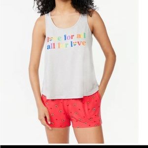 JoySpun 3XL 22W/ 24WTwo Piece 🌈 Tank Top Short Set Loungewear Sleep Outf…